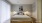 a bed in a room